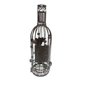 Metal Rustic Wine‎ Bottle Cork Cage Holder